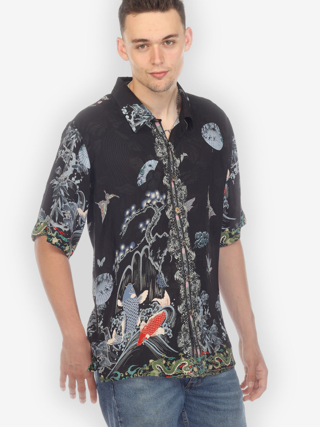 Koi Dragon Bamboo Men&