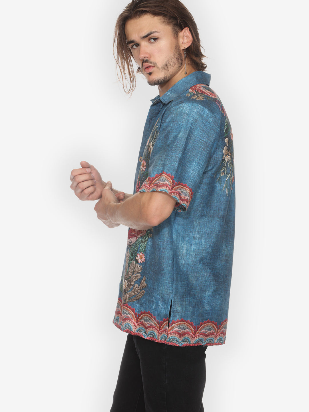 Cranes Over Mountains Men's Shirt – CITRON CLOTHING