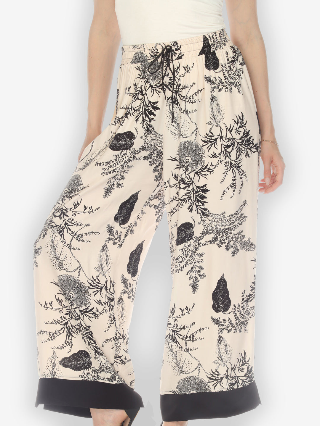 Black and Cream Citron Style Pant