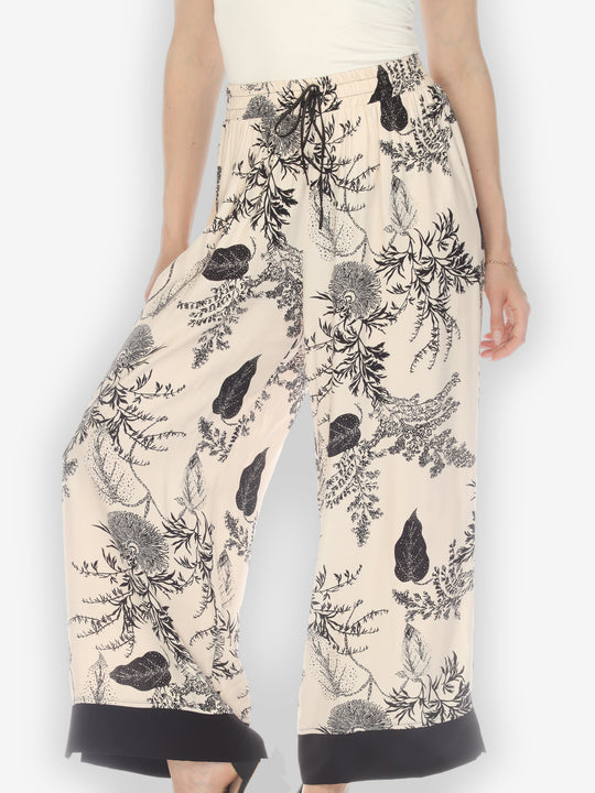 Black and Cream Citron Style Pant