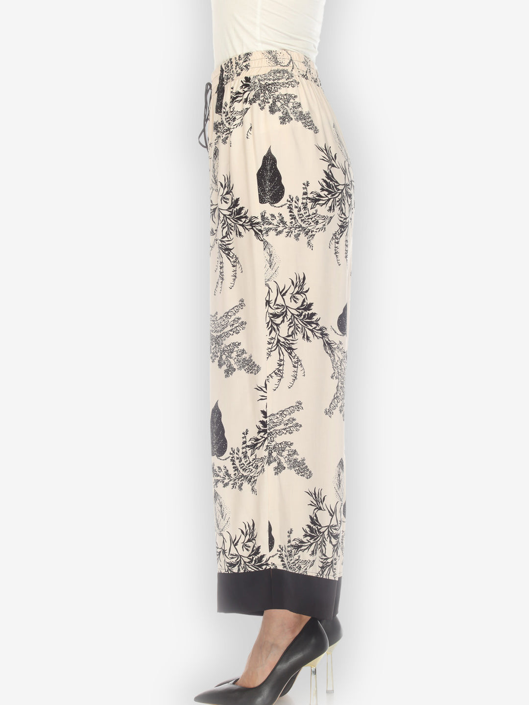 Black and Cream Citron Style Pant