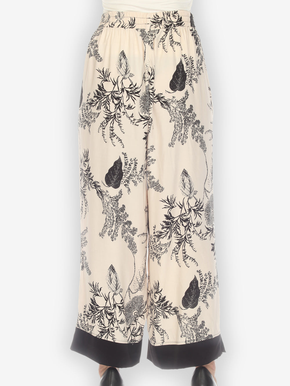 Black and Cream Citron Style Pant