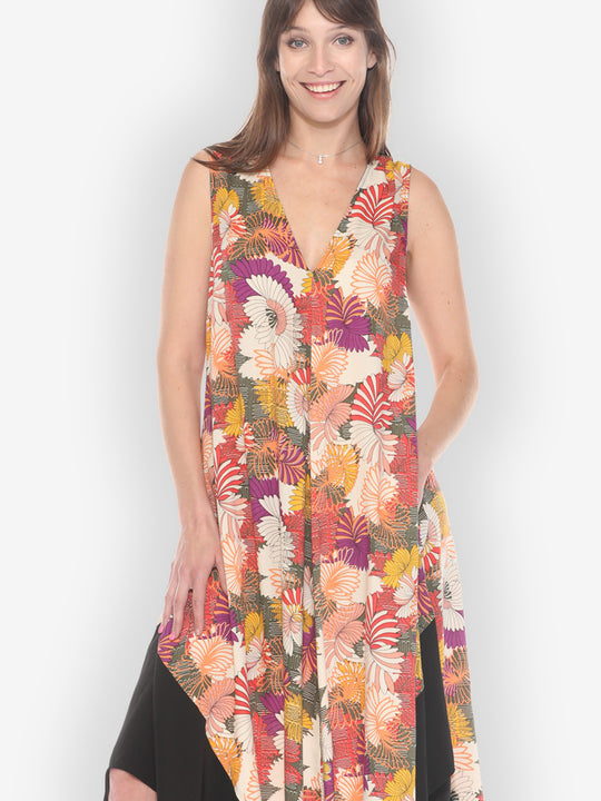 Wild Flowers Delight Tank Dress - S