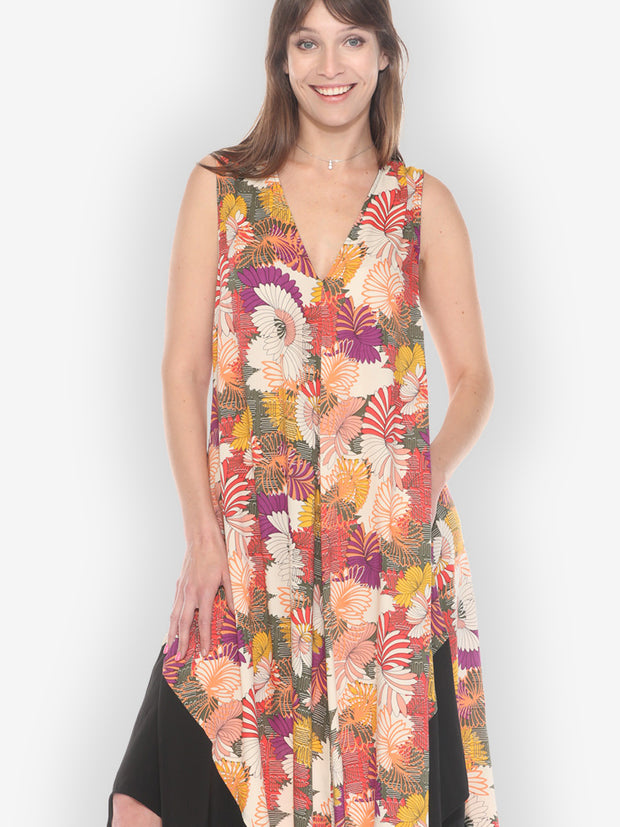 Wild Flowers Delight Tank Dress - S