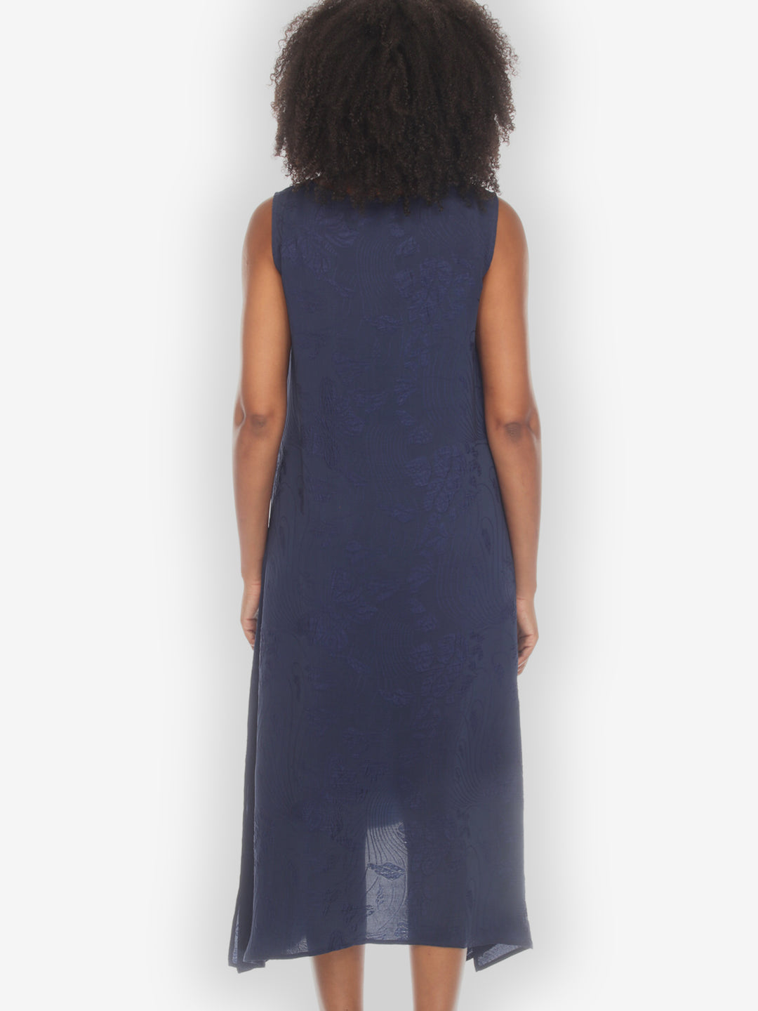 【新品】neau SATIN TANK DRESS D.NAVY neau SATIN TANK DRESS D.NAVY