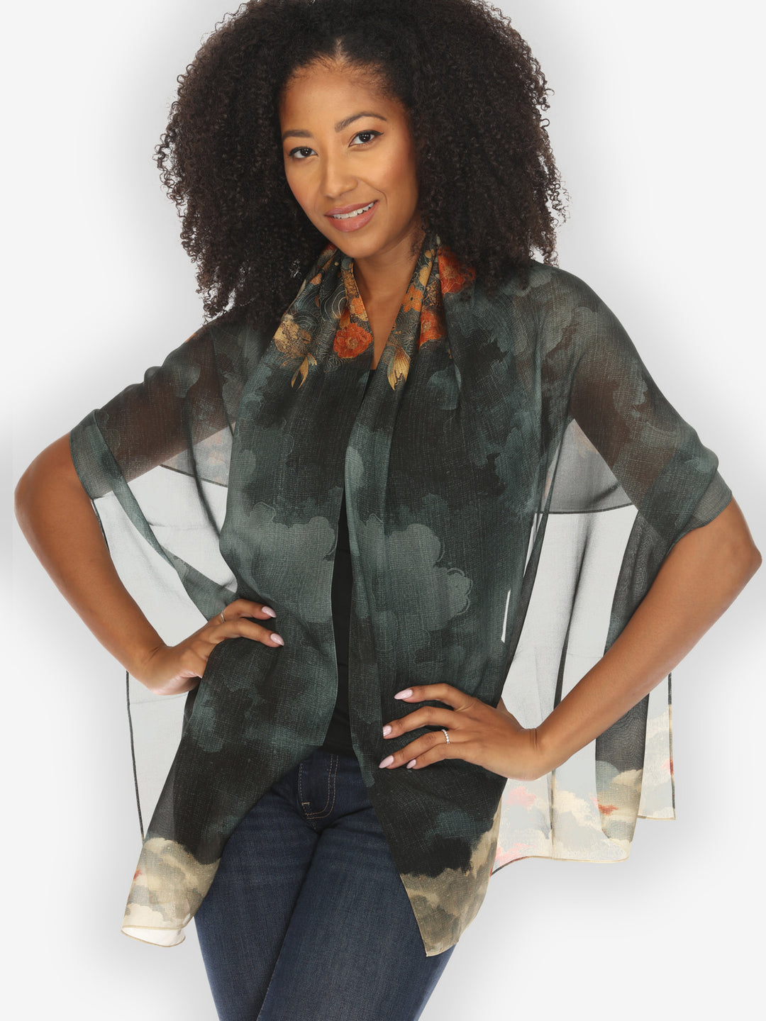 Coordinating Printed Scarves - a finishing touch to every