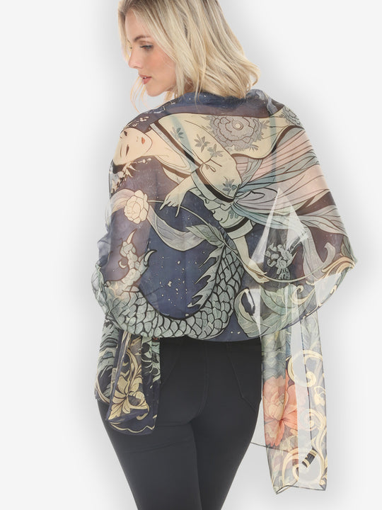 Princess Oriental Charm Silk Scarf