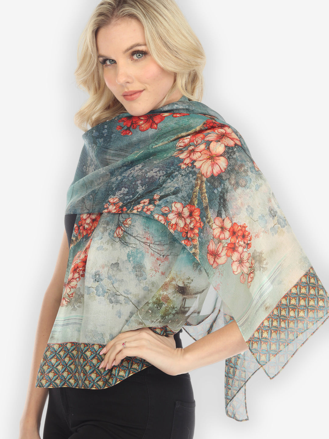 Coordinating Printed Scarves - a finishing touch to every