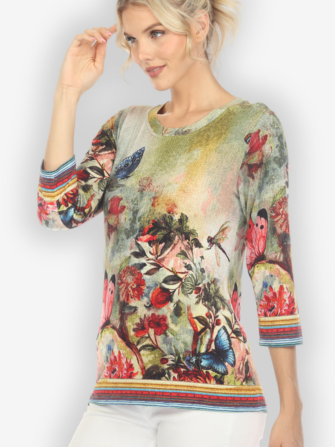 Chrysanthemum and Butterfly Exclusive Tee