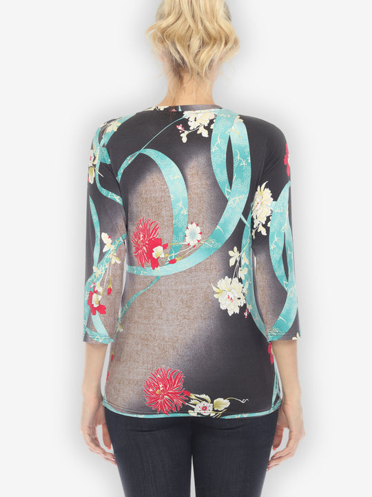 Flower and Swirls Exclusive Tee