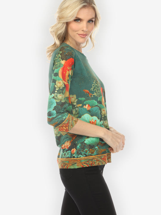 Koi Fish Sea Wave Exclusive Tee