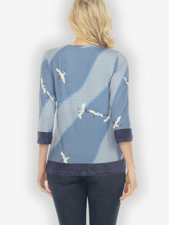 Shibori Flying Crane Exclusive Tee