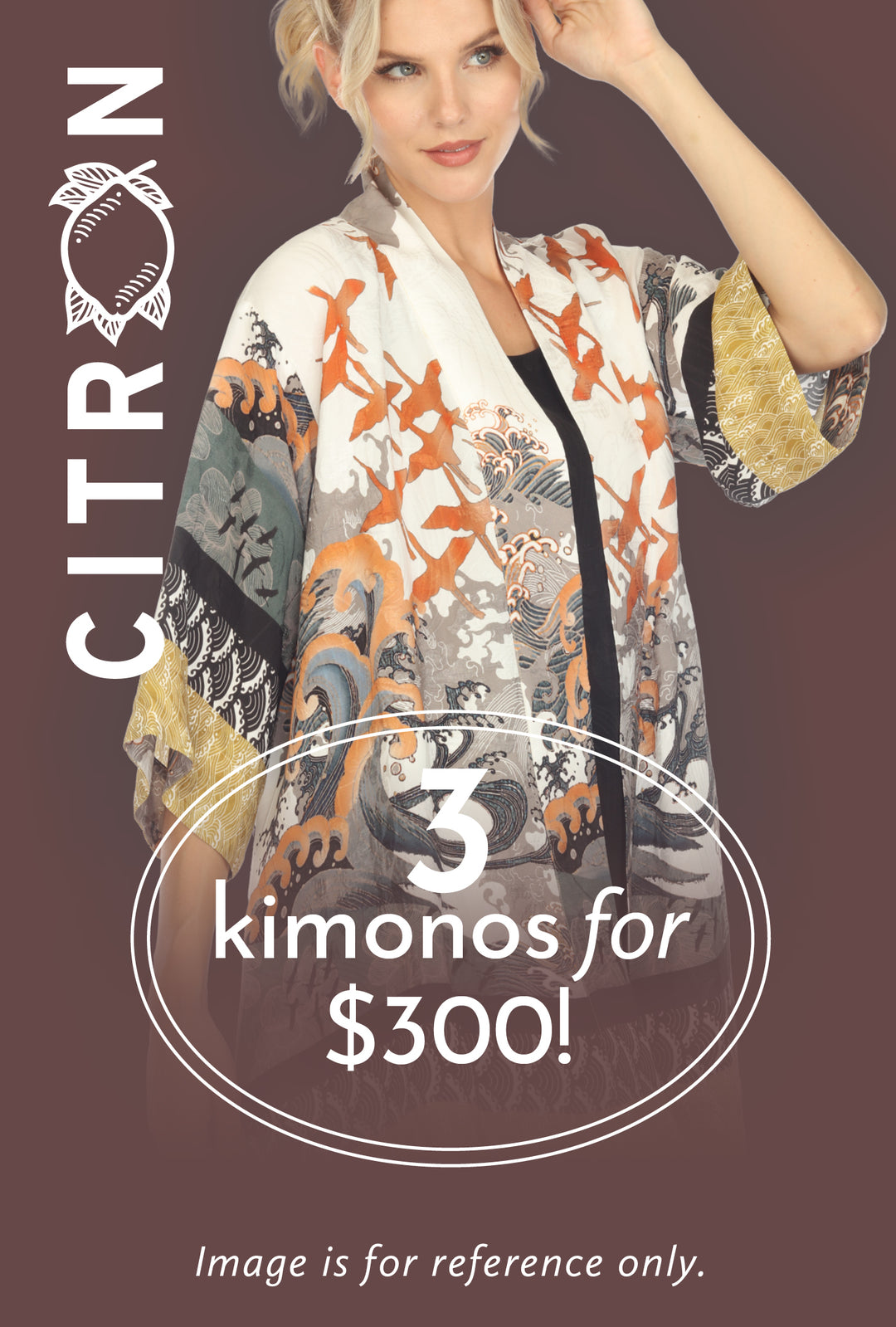 The Exclusive Box - THREE kimonos for $300! Limited Time Offer.
