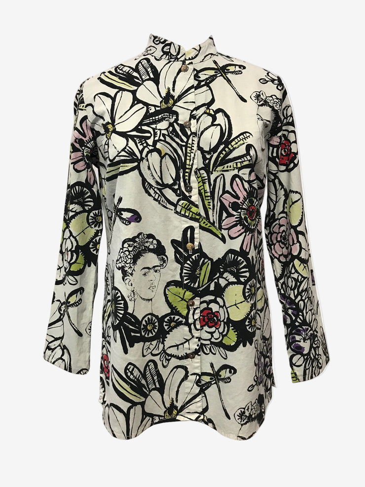 The Art of Frida Kahlo Cotton Blouse