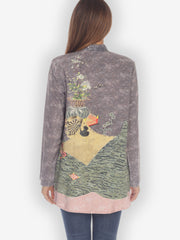 Vase and Wheel Citron Style Blouse