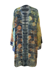 Unique Print Open Front Duster