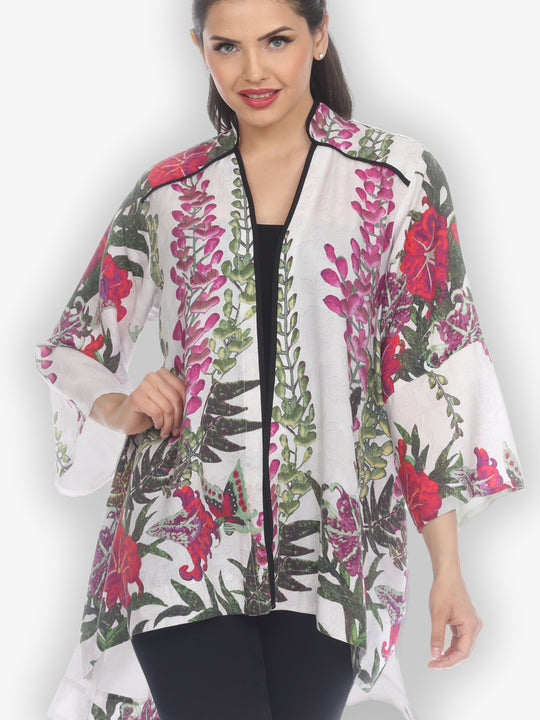 Pink Vine Magical Kimono Style Top