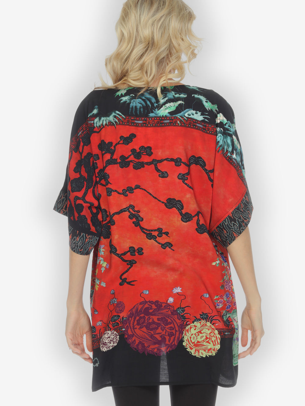 Landscape Mono Tree Crossover Tunic