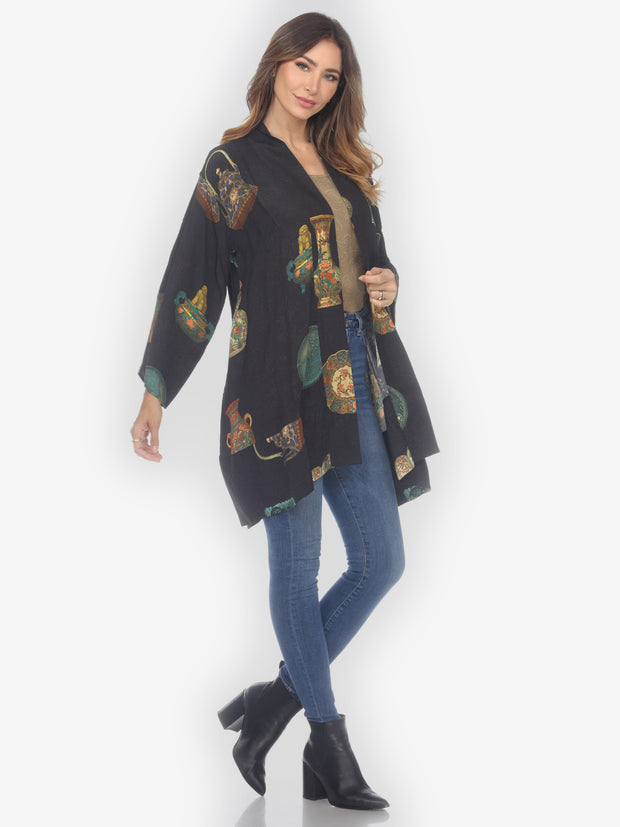 Jade Vase Collection Kimono