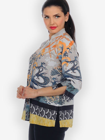 Cranes Flying Sky Blouse