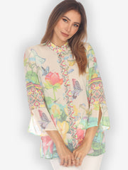 Botanical Butterfly Blouse