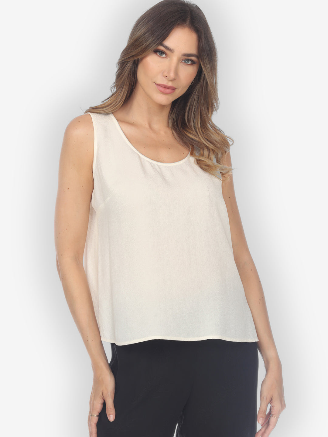 新品タグ付き DAWN ダン BICOLOR CAMISOLE 38 I-14092W-SCL-BS_NATURAL-