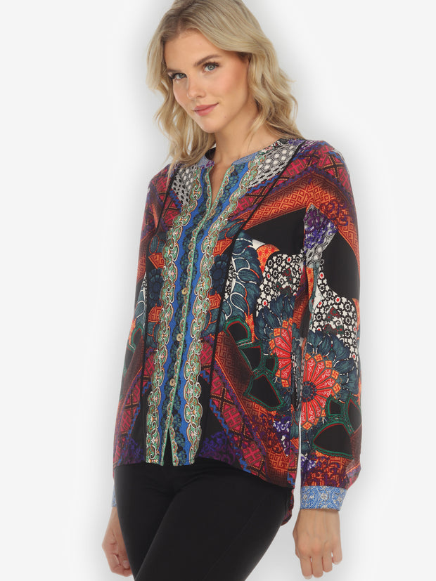 Citron Style Silk Top