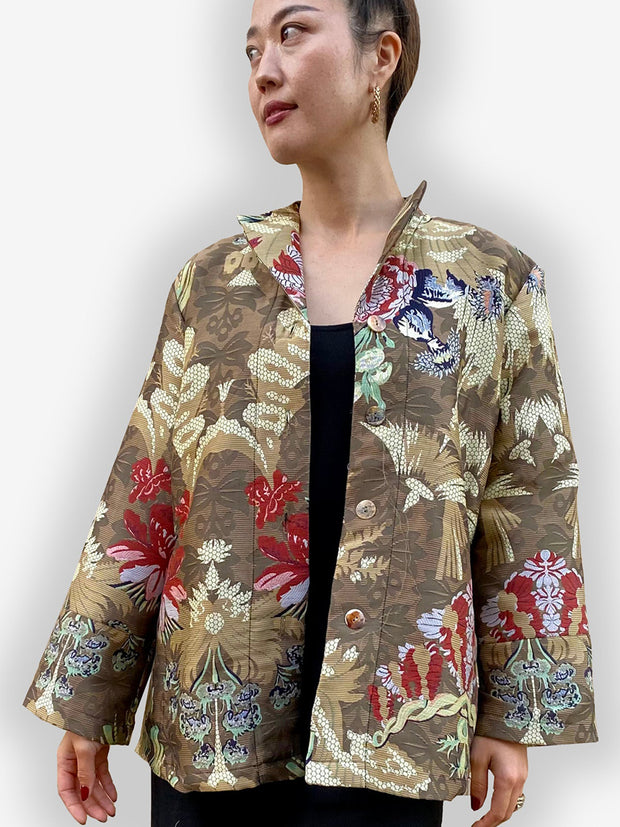 Citron Brocade Jacket