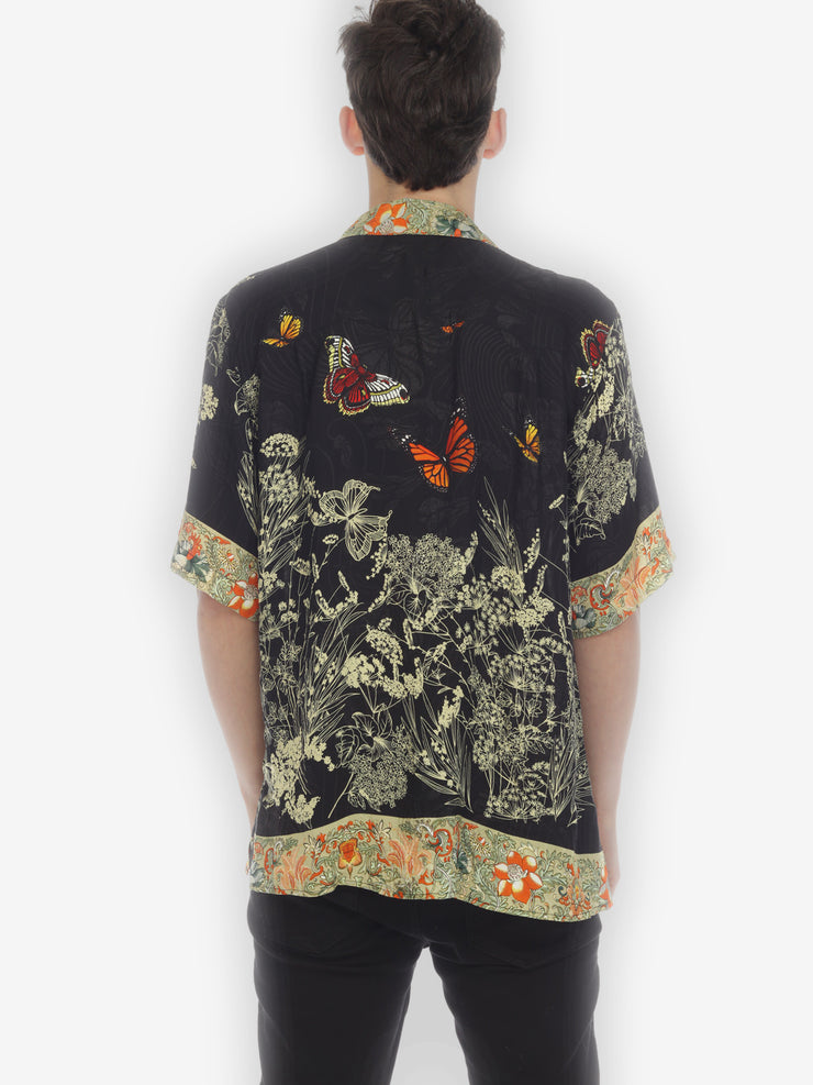 Flight of Butterfly Men’s Silk Shirt