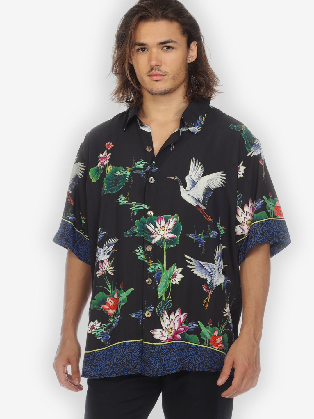Happy Lotus Beauty Men’s Silk Blend Shirt