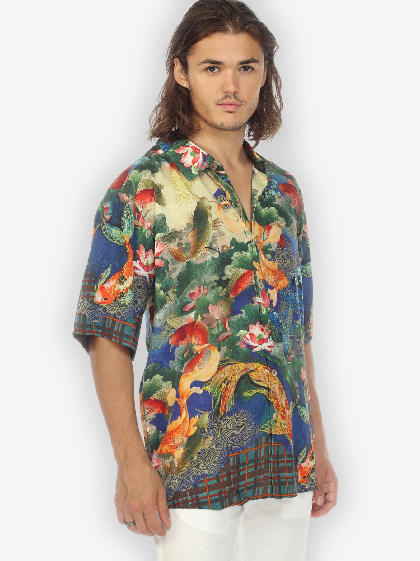 Water Koi Men's Silk Blend Shirt – CITRON CLOTHING