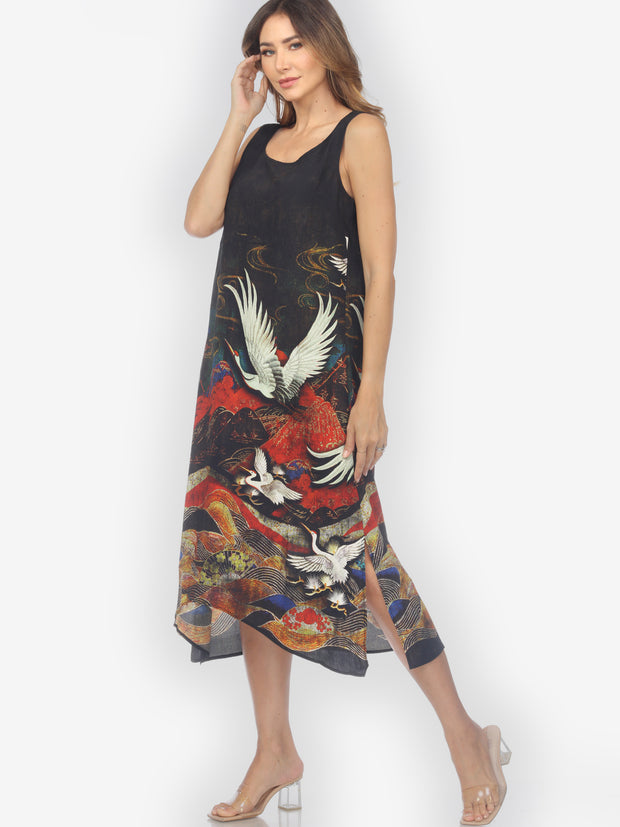 Crane Mountain Sky Tank Dress