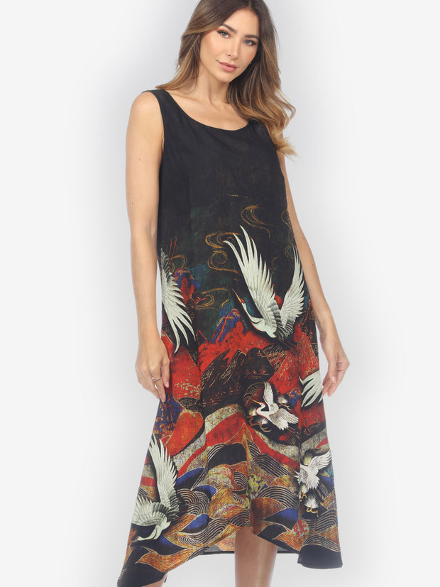 Crane Mountain Sky Tank Dress