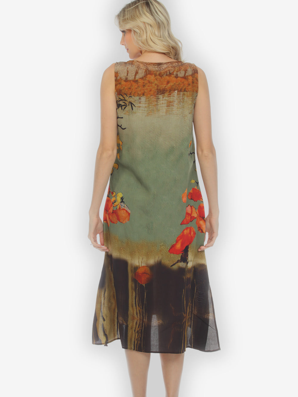 Sky Border Nature Tank Dress