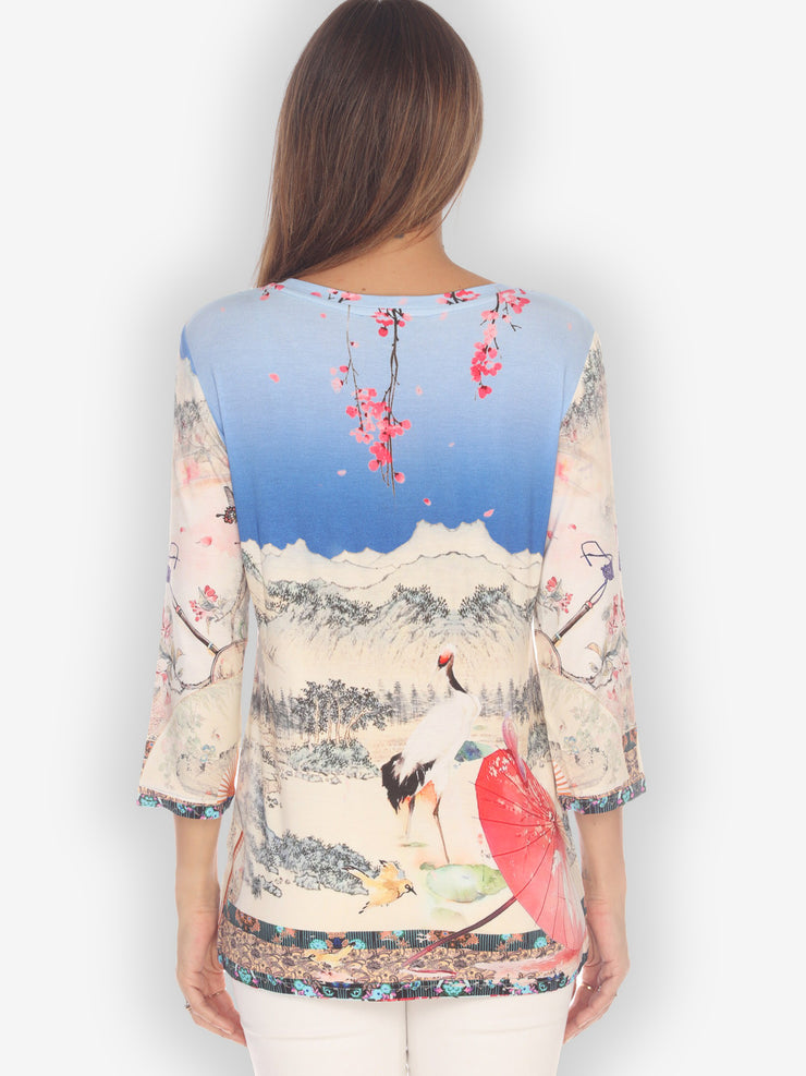 Enchanted Cranes Forest Exclusive Tee