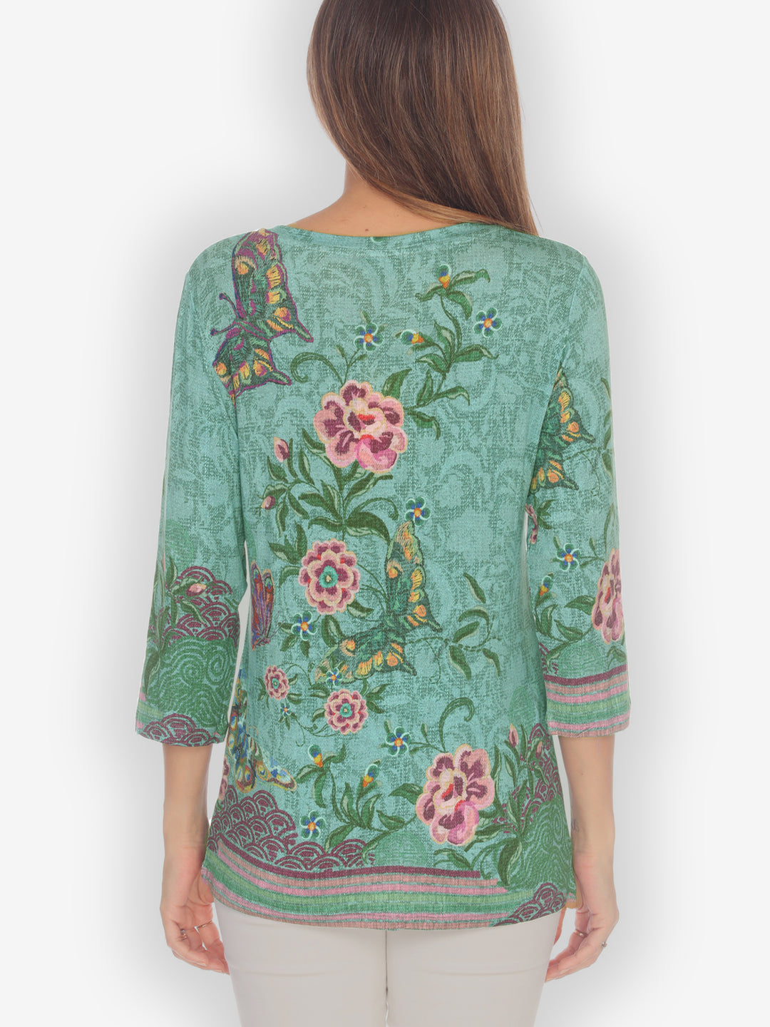 Embroidery Flying Butterfly Exclusive Tee