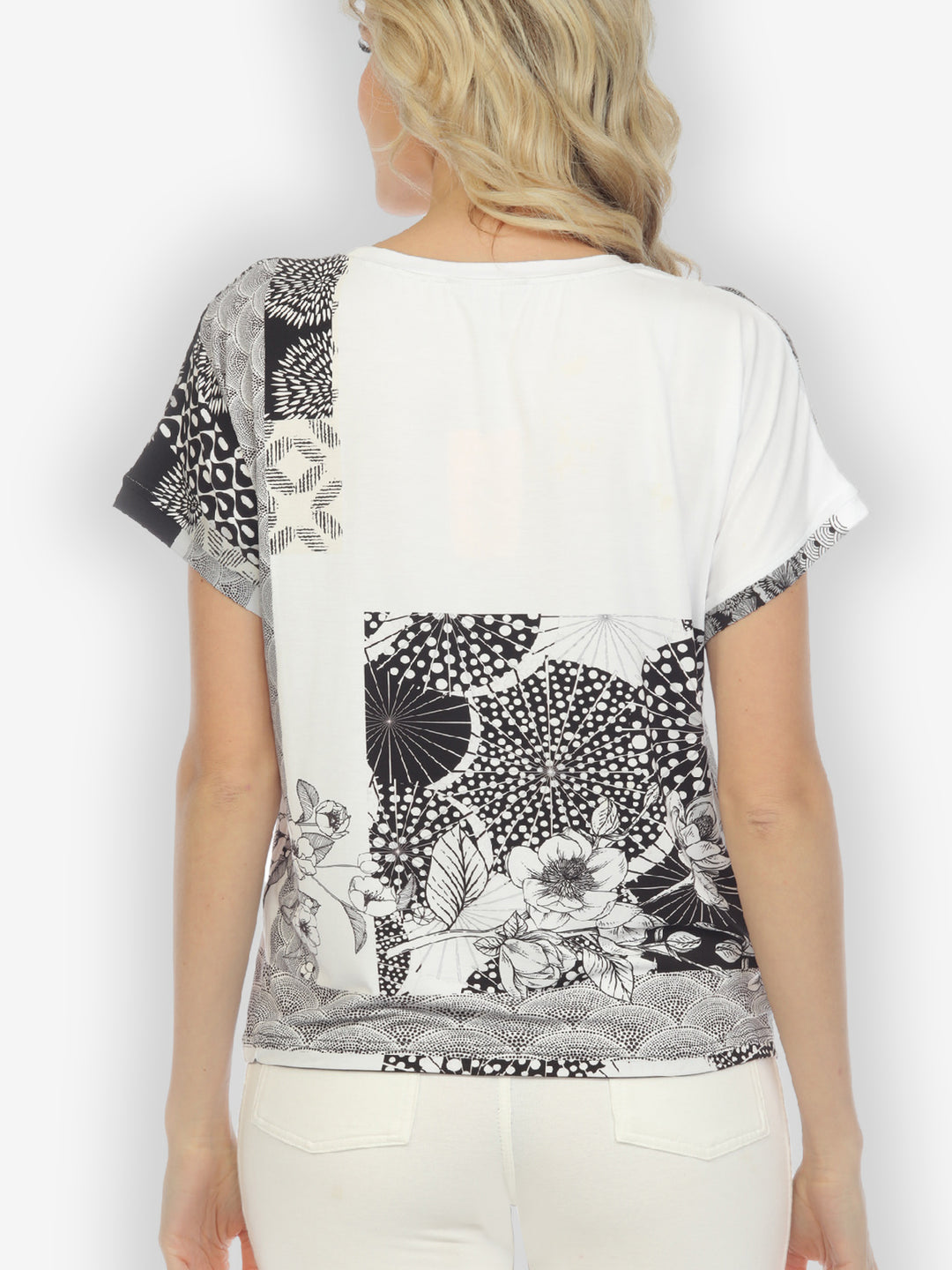 Crane Mountain Sky Cap Sleeves Tee