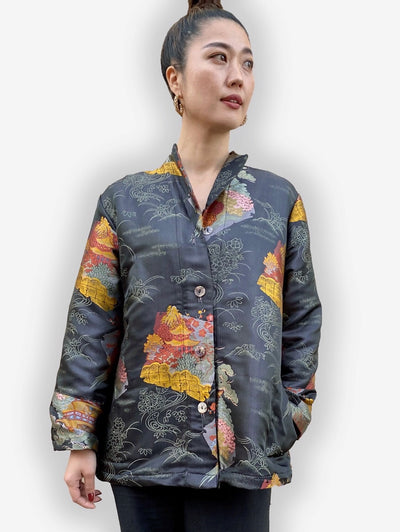 Citron Brocade Jacket